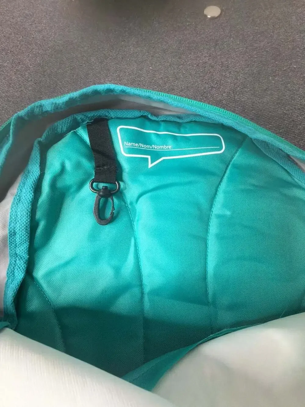 Eastsport Unisex Kids School Backpack Gray Teal Boat Waves Print